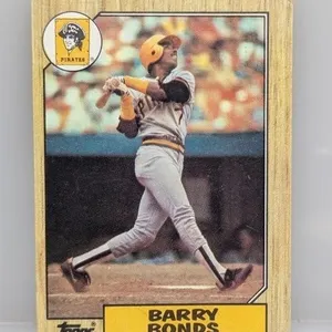 1987 Topps Barry Bonds RC #320 Corners/Edges