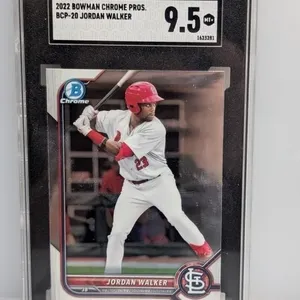 2022 Bowman Chrome Jordan Walker RC BCP-20 SGC 9.5