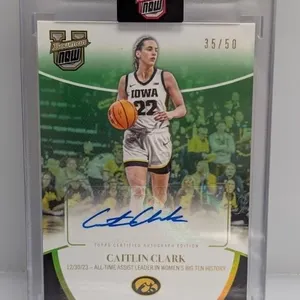 2024 Bowman Now U Caitlin Clark Gold Auto /50