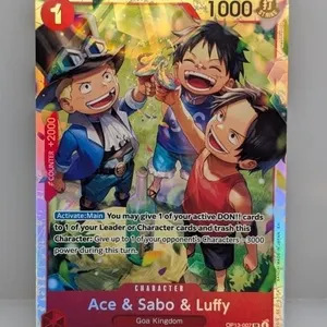 One Piece Ace & Sabo & Luffy OP13-007 SR