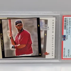 2003 Pujols Fleer Avant Candid Coll /500 PSA 10