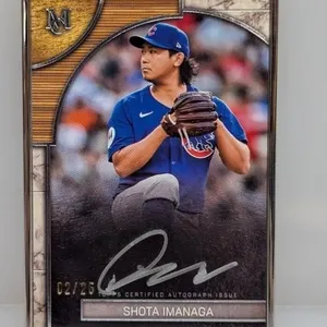 2025 Imanaga Topps MC Framed Auto Silver Ink 2/25