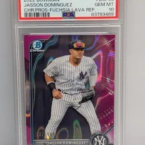 2022 Bowman Chrome Dominguez Lava Ref PSA 10 /199