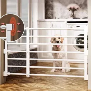 NEW $50 Short Dog Gate, Expandable Puppy Gate