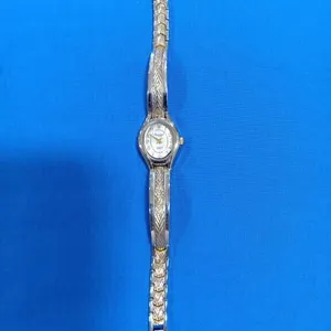 Gruen Precision Diamond Quartz Watch. 
Two Toned