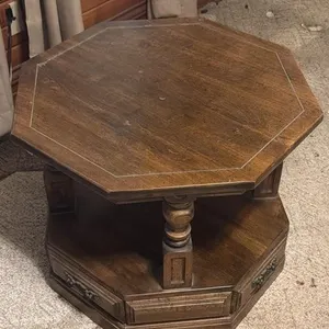 Octagon End Table 26x26x21