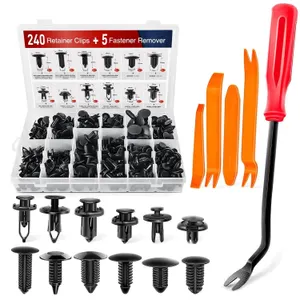 Nilight 240-Piece Bumper Retainer Clips Fasteners