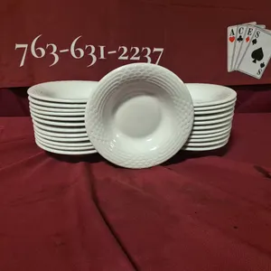 (24) Rego Fine Porcelain 9" Ceramic Bowls