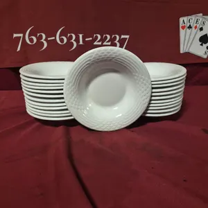 (24) Rego Fine Porcelain 9" Ceramic Bowls