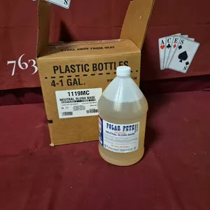 (4) New Jugs of Polar Pete Neutral Slush Base