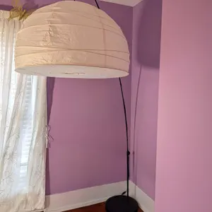 Modern Arc Floor Lamp with Paper Shade