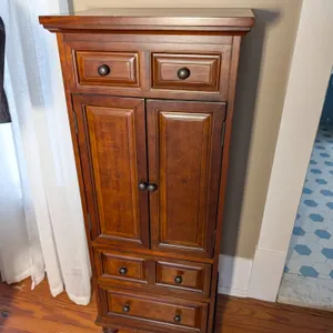 Pier 1 Imports Wooden Jewelry Armoire