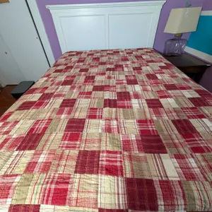 Nautica Plaid Patchwork Quilt