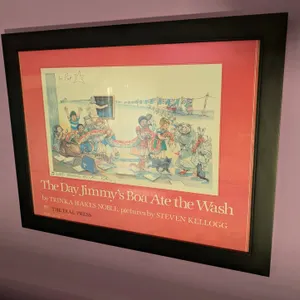 The Day Jimmy's Boa Ate the Wash Signed Poster