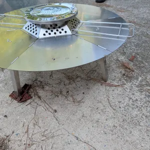Outdoor Fire Pit Heat Deflector