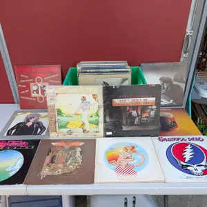 Large Crate of Assorted Vintage Vinyl Records