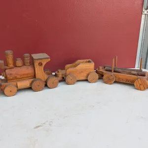 Vintage Wooden Toy Train