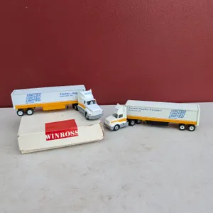 Vintage United Van Lines Model Toy Trucks