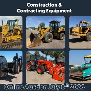 Don't Miss Out on the Construction & Contracting Equipment Auction