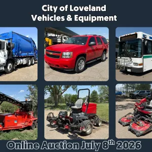 Don't Miss Out on the City of Loveland Vehicles & Equipment Auction