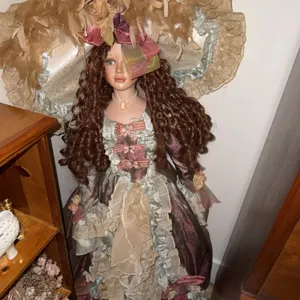 Large Victorian Style Porcelain Doll