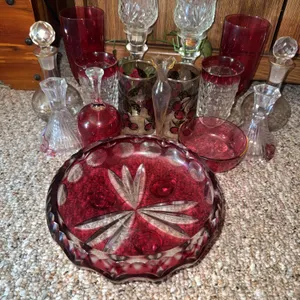 Cranberry Glass & Decorative Glassware Collection