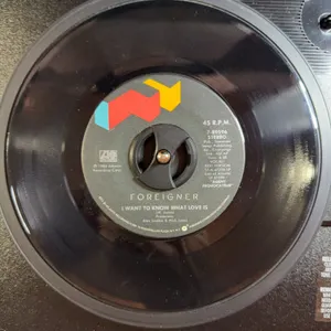 45 RPM Foreigner I Want To Know What Love Is