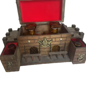 Very Rare! Complete castle bar/liquor cabinet-