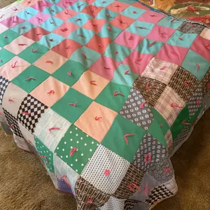 Handmade patchwork quilt