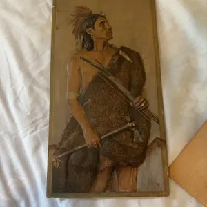 Rare Frank A Rinehart print – Sioux Indian-dimensional