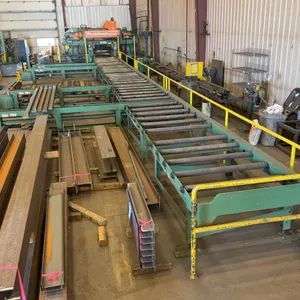 Peddinghaus Beam Line Including 2012 Peddinghaus PCD1100/3C Beam Drill, 2011 Peddinghaus Meba 1250-5