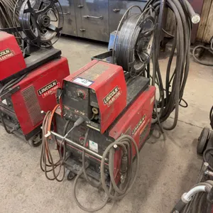 Lincoln Electric CV-305 Welder w/ Lincoln Electric LF-72 Wire Feeder, Cart, Cables, Etc.