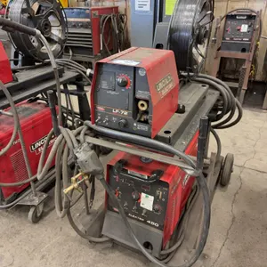 Lincoln Electric FlexTec 450 Welder w/ Lincoln Electric LF-72 Wire Feeder, Cart, Torch, Cables, Etc.