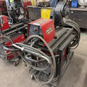 Lincoln Electric FlexTec 450 Welder w/ Lincoln Electric LF-72 Wire Feeder, Cart, Torch, Cables, Etc.