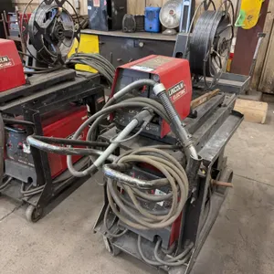 Lincoln Electric FlexTec 450 Welder w/ Lincoln Electric LF-72 Wire Feeder, Cart, Torch, Cables, Etc.
