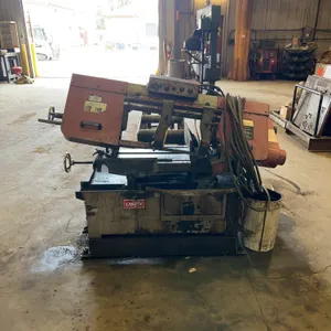 CanTek 10" Horizontal Hydraulic Metal Cutting Bandsaw w/ Asst.(1) 19” X 120” Outfeed Roller and (1)