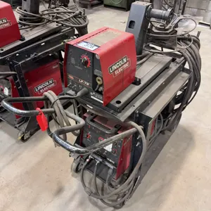 Lincoln Electric FlexTec 450 Welder w/ Lincoln Electric LF-72 Wire Feeder, Cart, Cables, Etc. *For P