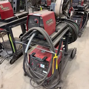 Lincoln Electric FlexTec 450 Welder w/ Lincoln Electric LF-72 Wire Feeder, Cart, Cables, Etc. *For P