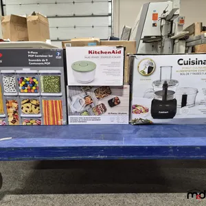 Cuisinart Food Processor, OXO Storage Containers, Salad Spinner and More
 UNRESERVED