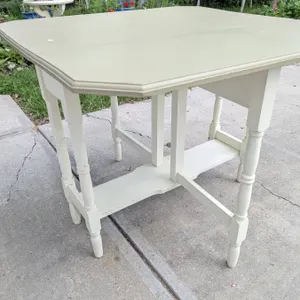 Antique Gateleg Folding Table with Painted Finish