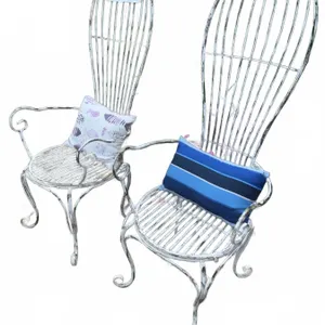 Metal High-Back Mad Hatter Garden Chairs