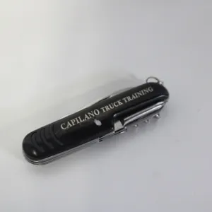 BLACK FOLDING KNIFE MULTITOOL STYLE