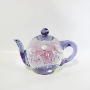 EDINBURGH DYNASTY GALLERY BLOWN GLASS TEAPOT