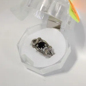 SZ. 8 925 STERLING SILVER SPLIT SHANK RING