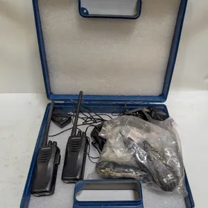 TOOL CASE OF ASSORTED TWO WAY RADIOS