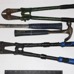 TWO BOLT CUTTERS, AND HAMMERS***POLICE SEIZURE***