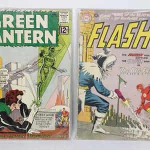 TWO DC COMICS INCLUDING GREEN LANTER ISSUE 12***POLICE SEIZURE***