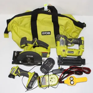 RYOBI VARIOUS TOOLS AND BAG***POLICE SEIZURE***