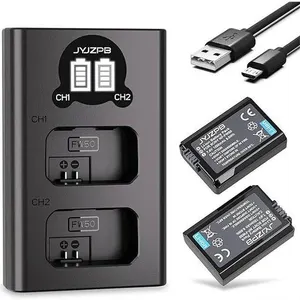 JYJZPB Battery & Charger Set for NP-FW50