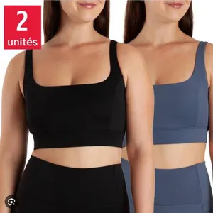 Aurum Sports Bra 2-Pack XL Black